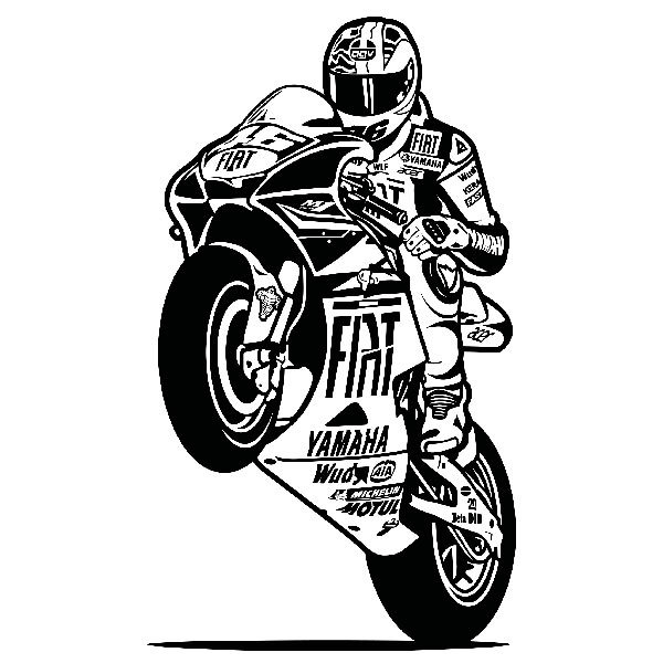 Vinilos Decorativos: MotoGP Dorsal 46