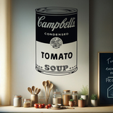 Vinilos Decorativos: Latas de sopa Campbell de Andy Warhol 2