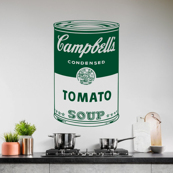 Vinilos Decorativos: Latas de sopa Campbell de Andy Warhol