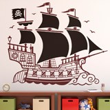 Vinilos Infantiles: Gran Barco Pirata 2