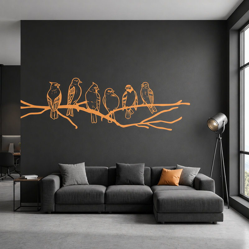 Vinilos Decorativos: Pajaros en la rama
