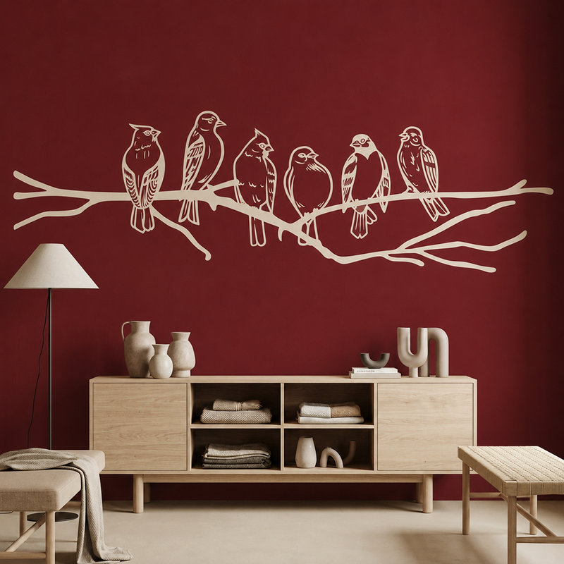 Vinilos Decorativos: Pajaros en la rama