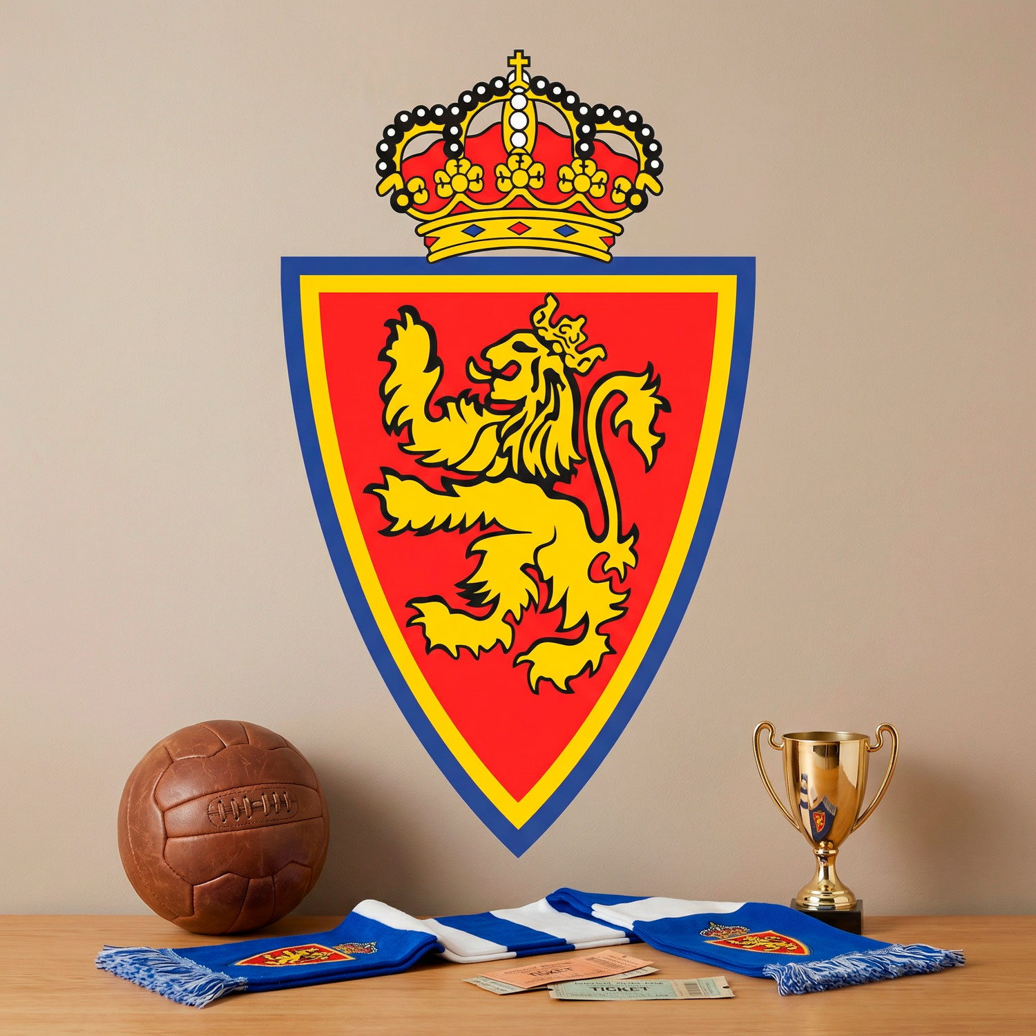 Vinilos Decorativos: Escudo Real Zaragoza