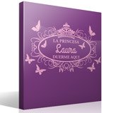 Vinilos Infantiles: La princesa duerme aquí 3