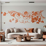 Vinilos Decorativos: Gran Floral con Mariposas 12