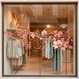 Vinilos Decorativos: Gran Floral con Mariposas 10