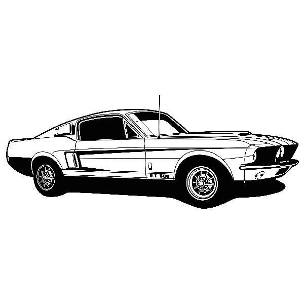 Vinilos Decorativos: Ford Mustang Shelby GT 500