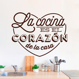 Vinilos Decorativos: La cocina es el corazón de la casa 2