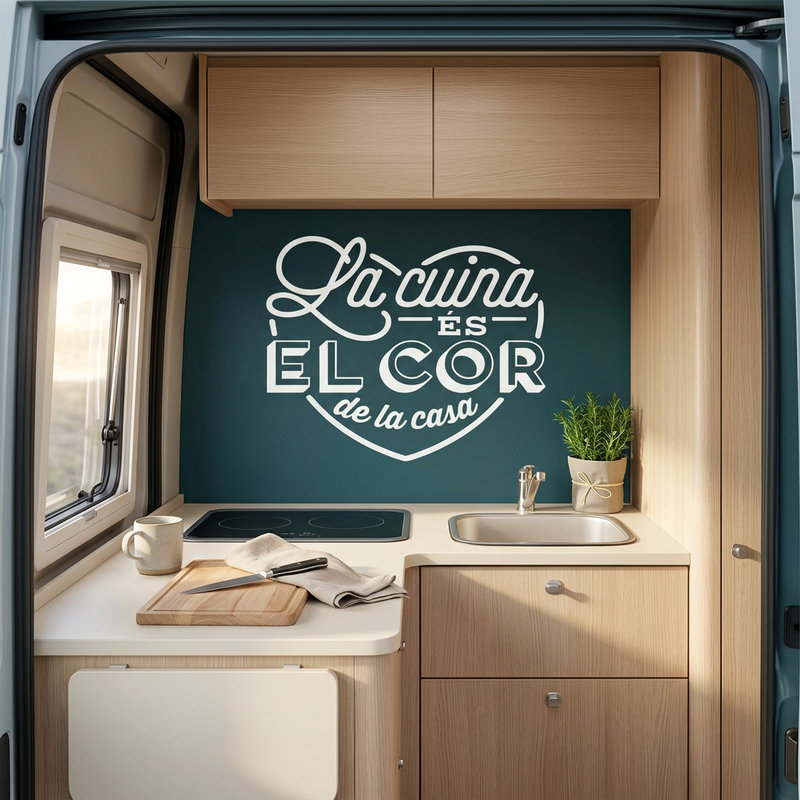 Vinilos Decorativos: La Cocina es el Coraz&oacute;n de la Casa en Catal&aacute;n