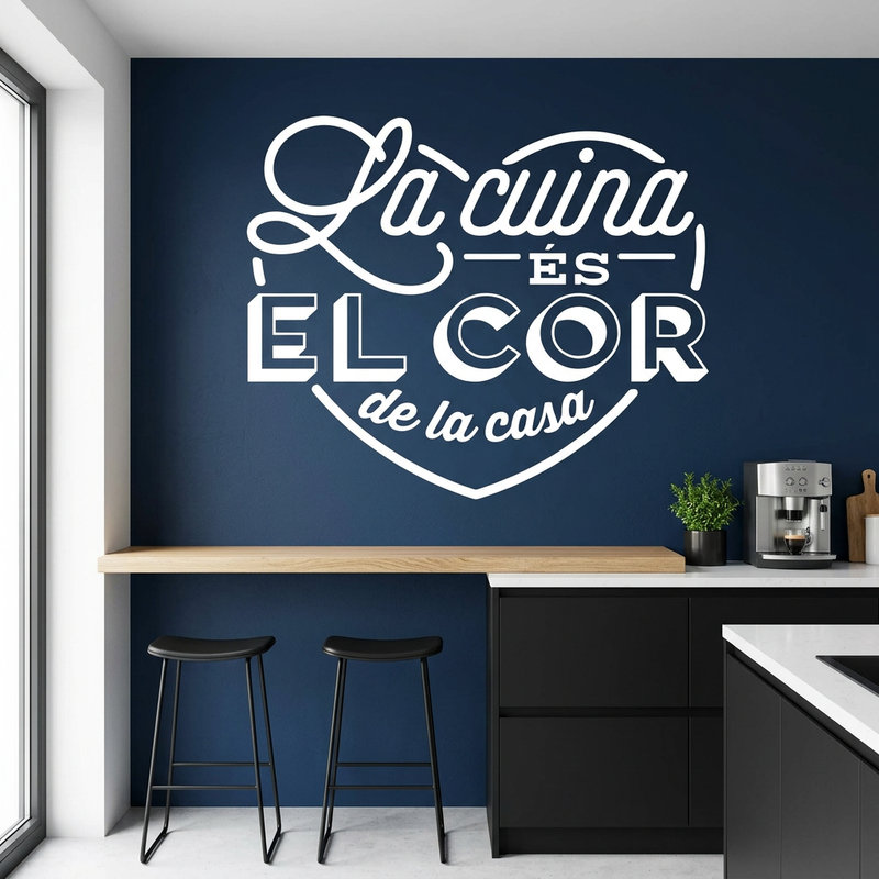 Vinilos Decorativos: La Cocina es el Coraz&oacute;n de la Casa en Catal&aacute;n