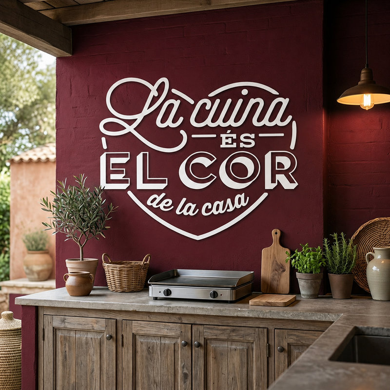 Vinilos Decorativos: La Cocina es el Coraz&oacute;n de la Casa en Catal&aacute;n