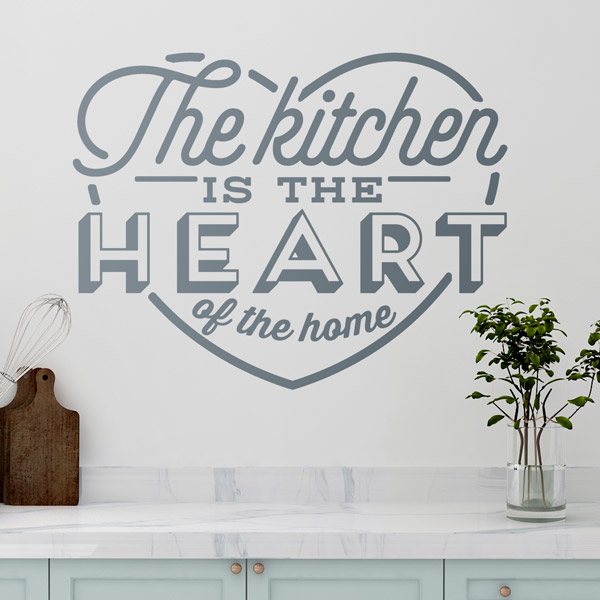 Vinilos Decorativos: La Cocina es el Corazón de la Casa en Inglés
