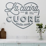 Vinilos Decorativos: La Cocina es el Corazón de la Casa en Italiano 2