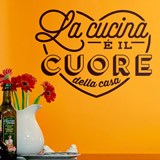 Vinilos Decorativos: La Cocina es el Corazón de la Casa en Italiano 3