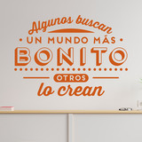 Vinilos Decorativos: Un mundo bonito 3