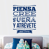 Vinilos Decorativos: Piensa, cree, sueña y atrévete 2