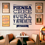 Vinilos Decorativos: Piensa, cree, sueña y atrévete 4