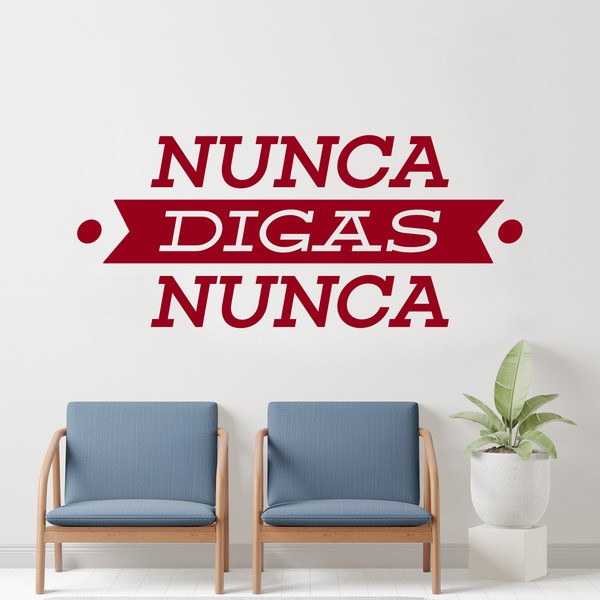 Vinilos Decorativos: Nunca digas nunca