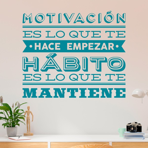 Vinilos Decorativos: Motivación y hábito