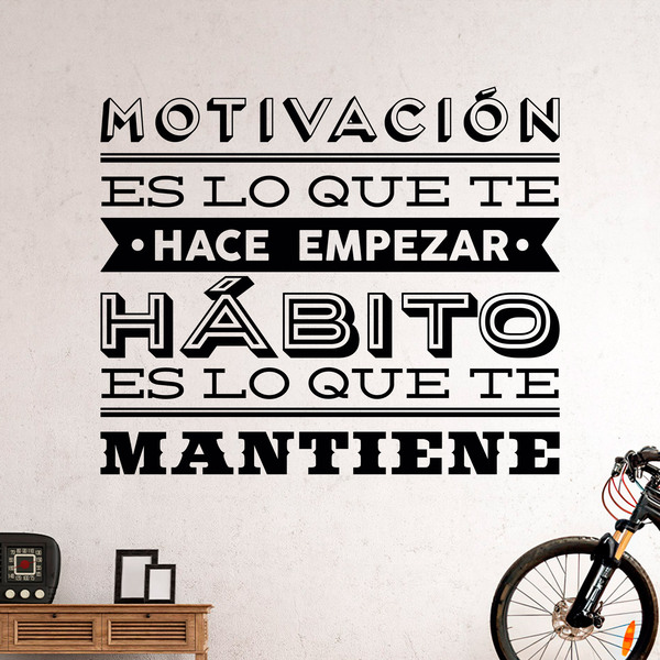 Vinilos Decorativos: Motivación y hábito