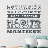 Vinilos Decorativos: Motivación y hábito 3