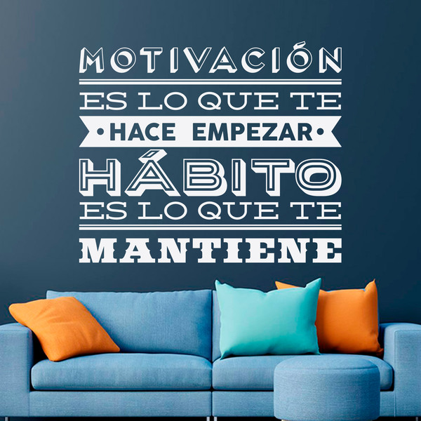 Vinilos Decorativos: Motivación y hábito