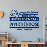 Vinilos Decorativos: La creatividad... Albert Einstein 3