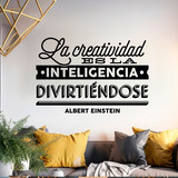 Vinilos Decorativos: La creatividad... Albert Einstein 4