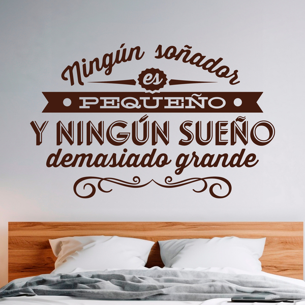 Vinilos Decorativos: Ningún soñador es pequeño...