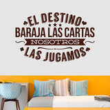 Vinilos Decorativos: El destino baraja las cartas 4