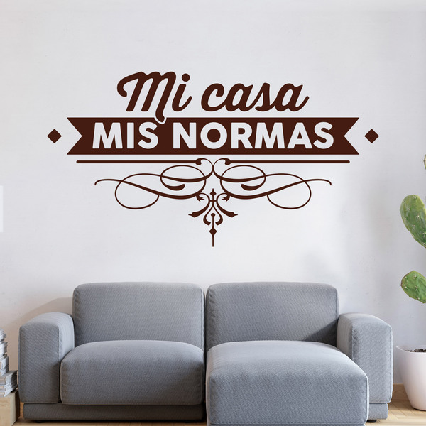 Vinilos Decorativos: Mi casa, mis normas