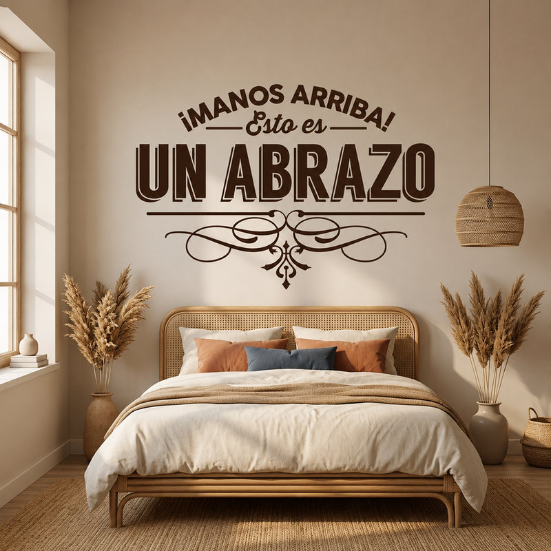 Vinilos Decorativos: &iexcl;Manos arriba! Esto es un abrazo