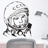 Vinilos Decorativos: Astronauta Yuri Gagarin 2