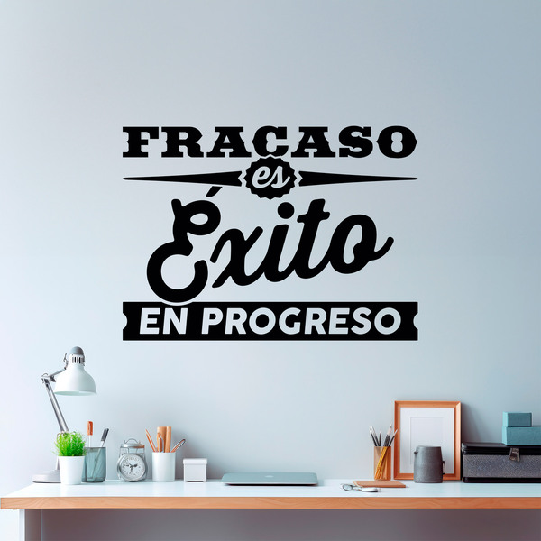 Vinilos Decorativos: Fracaso es éxito en progreso