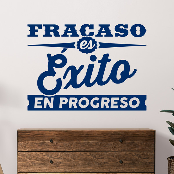 Vinilos Decorativos: Fracaso es éxito en progreso