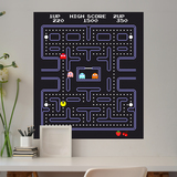 Vinilos Decorativos: Pac-Man Arcade Game Color 5