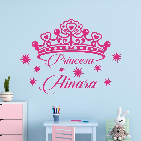 Vinilos Infantiles: Princesa Personalizada