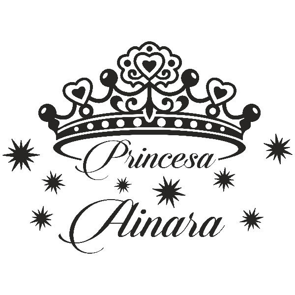 Vinilos Infantiles: Princesa Personalizada