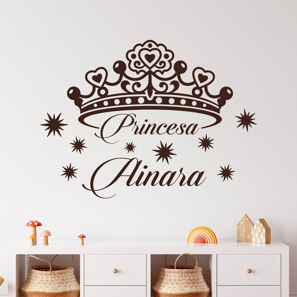 Vinilos Infantiles: Princesa Personalizada