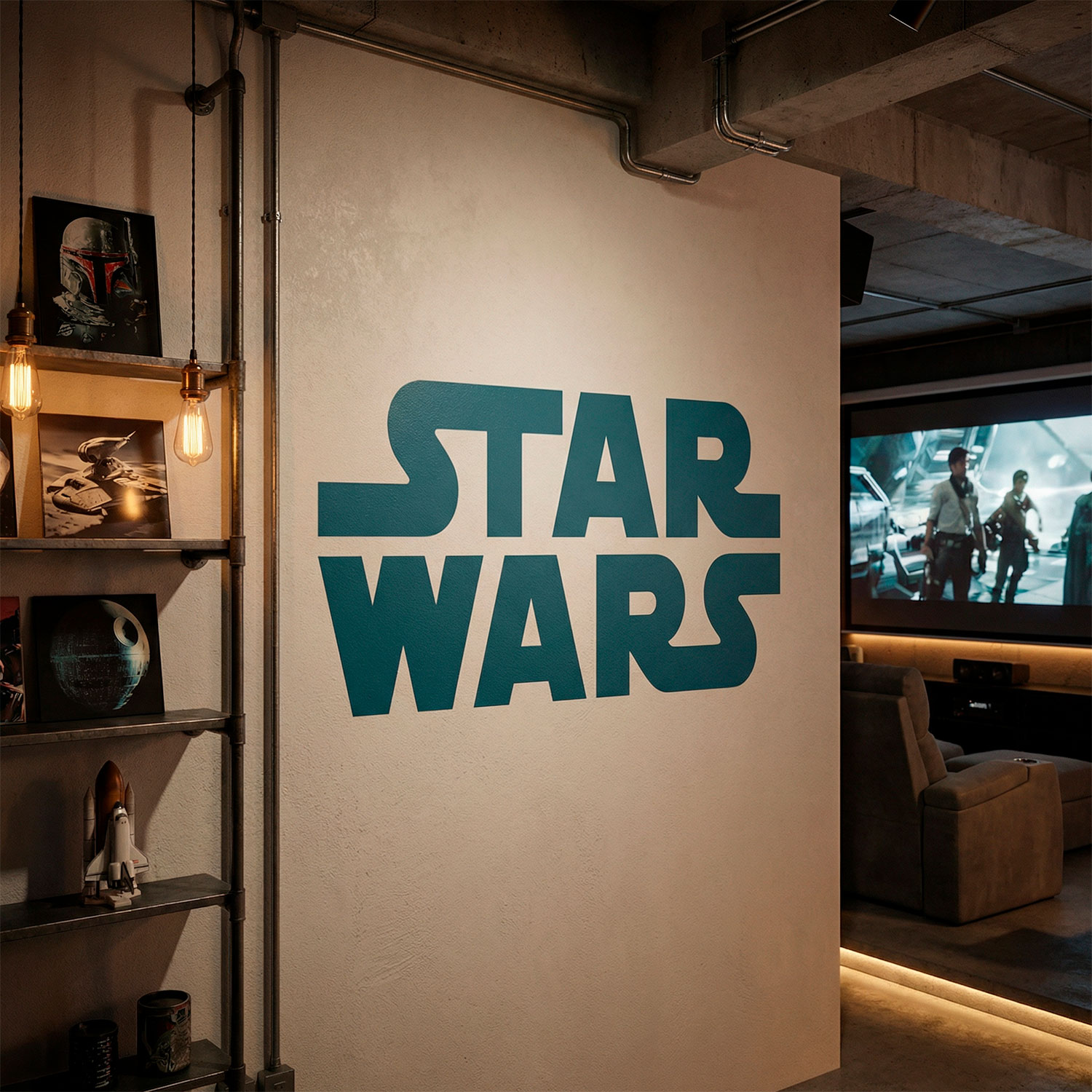 Vinilos Decorativos: Logo Star Wars 