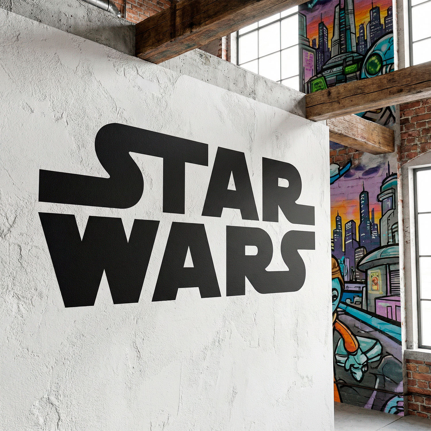 Vinilos Decorativos: Logo Star Wars 