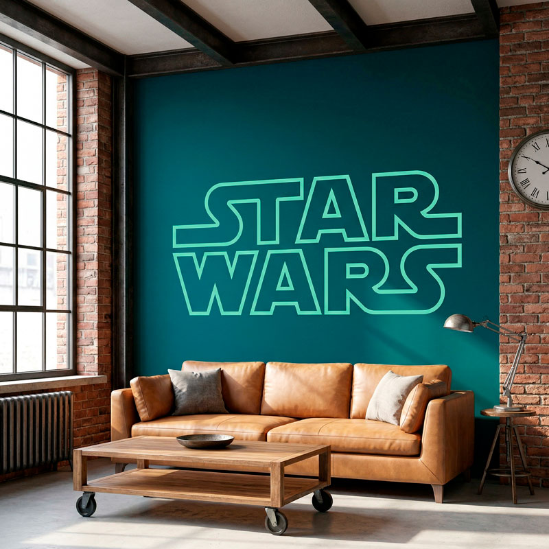 Logo Star Wars Borde 8/10