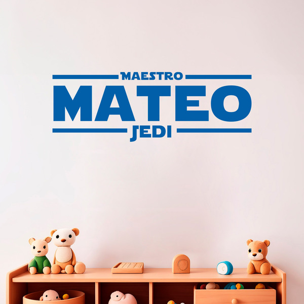 Vinilos Decorativos: Maestro Jedi Personalizado