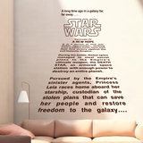 Vinilos Decorativos: Texto Intro Star Wars 2