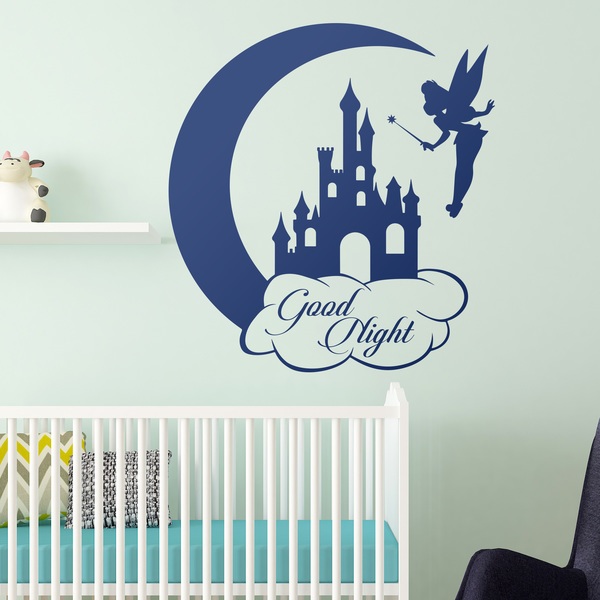 Vinilos Infantiles: Campanilla, Castillo y Luna. Good Night