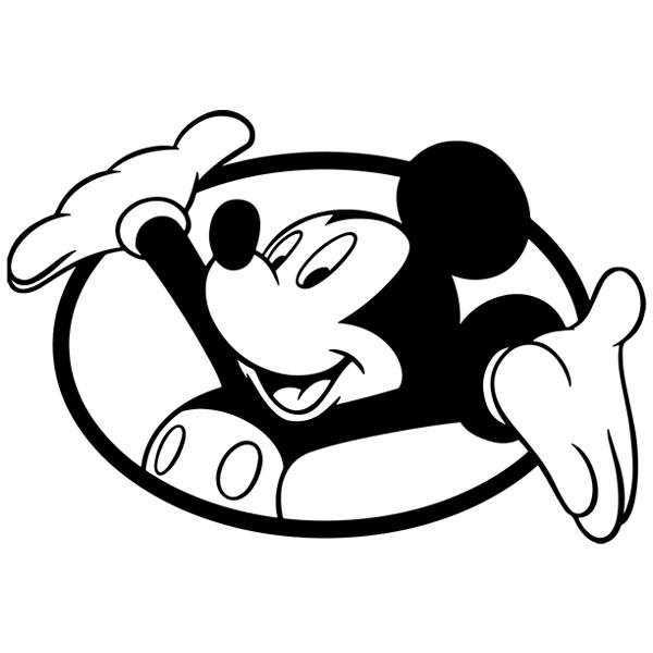 Vinilos Infantiles: Ventana Mickey Mouse