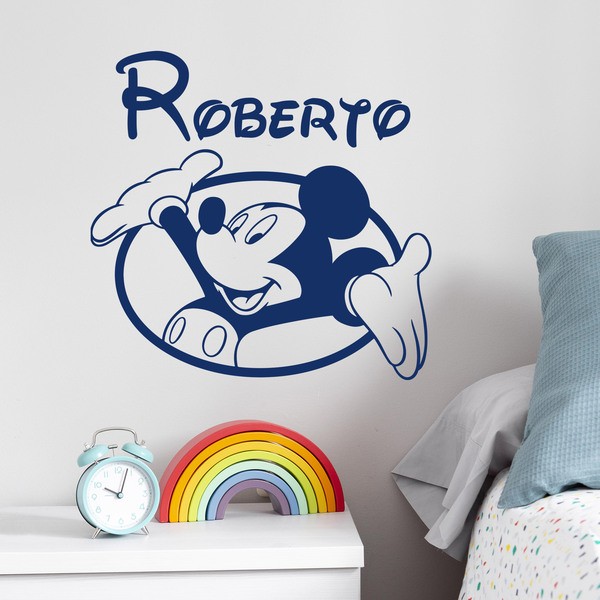 Vinilos Infantiles: Ventana Mickey Mouse personalizado