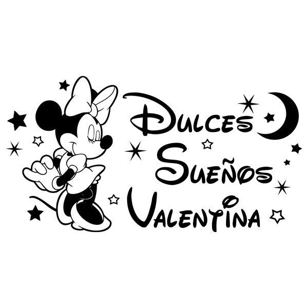Vinilos Infantiles: Minnie Mouse, Dulces Sueños personalizado