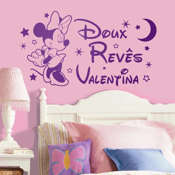 Vinilos Infantiles: Minnie Mouse, Doux Revês