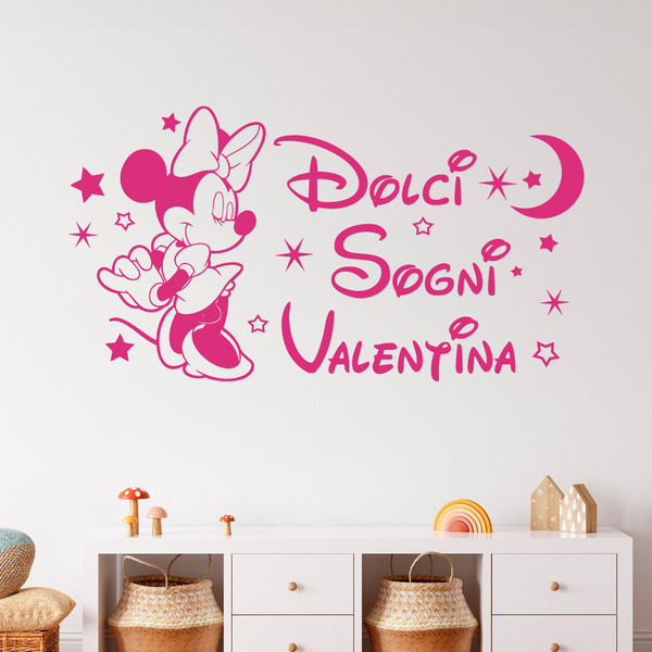 Vinilos Infantiles: Minnie Mouse, Dolci Sogni